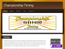 Tablet Screenshot of championshiptiming.com
